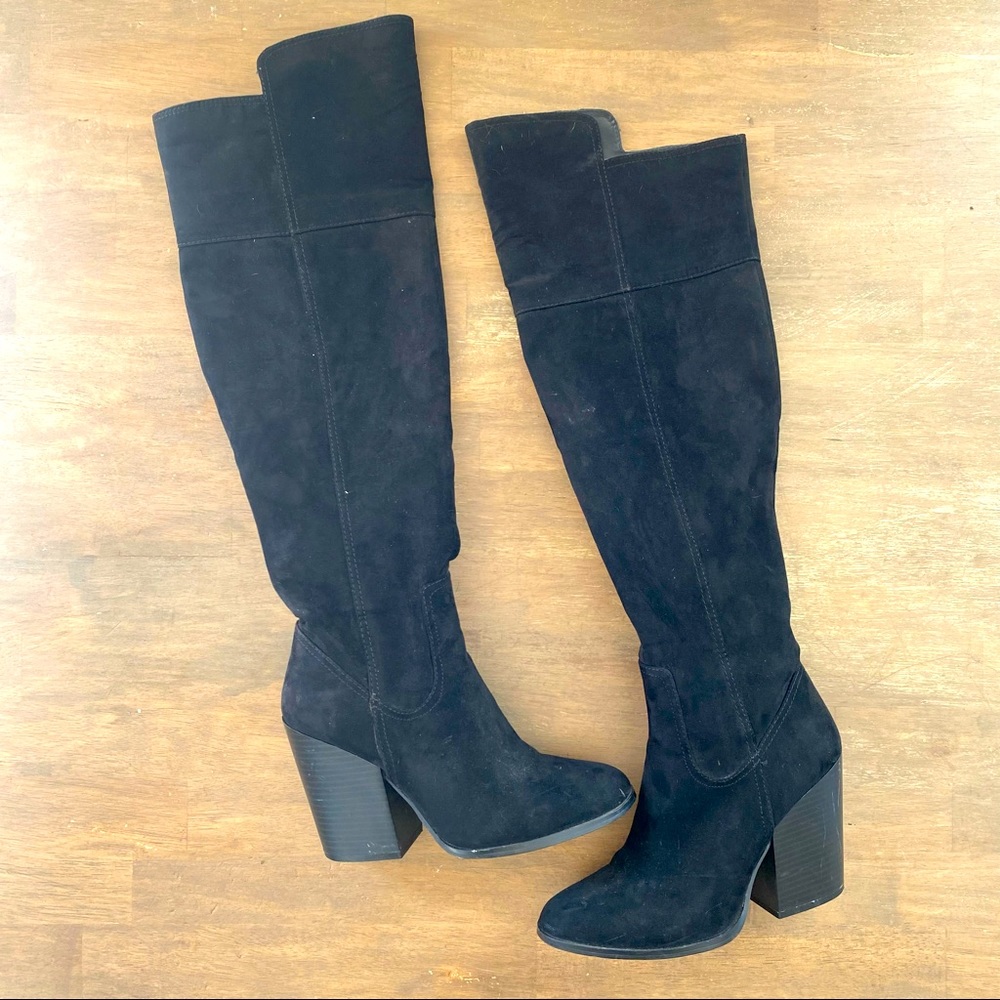 Forever 21 black High Knee boots Size 6
